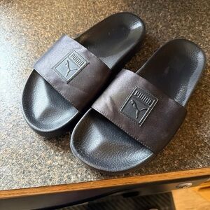 Puma Black Slide Sandals for Women